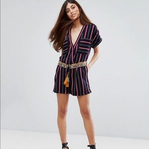 NWT French Connection Hasan Stitch Romper